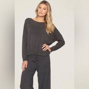 Barefoot Dreams Slouchy Gym Top Cozy Ultra Lite 495 Oversized Size Large Soft